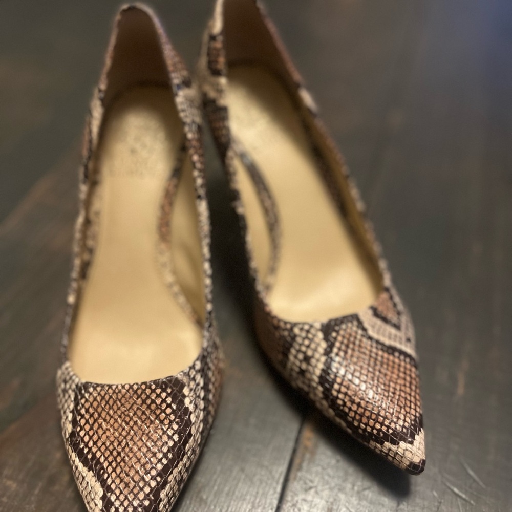 Vince Camuto Snakeskin Pumps